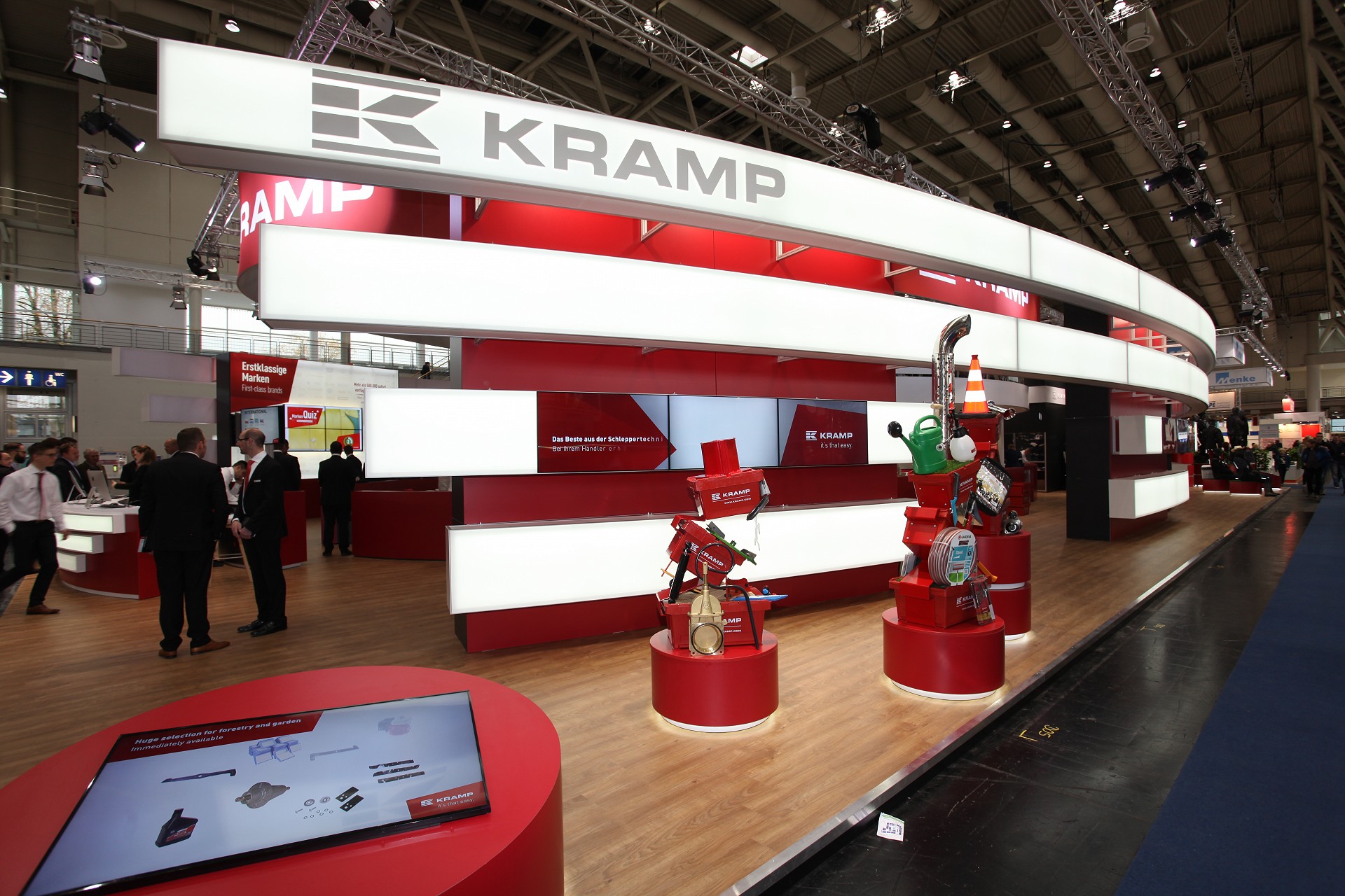 Kramp Exhibit booth